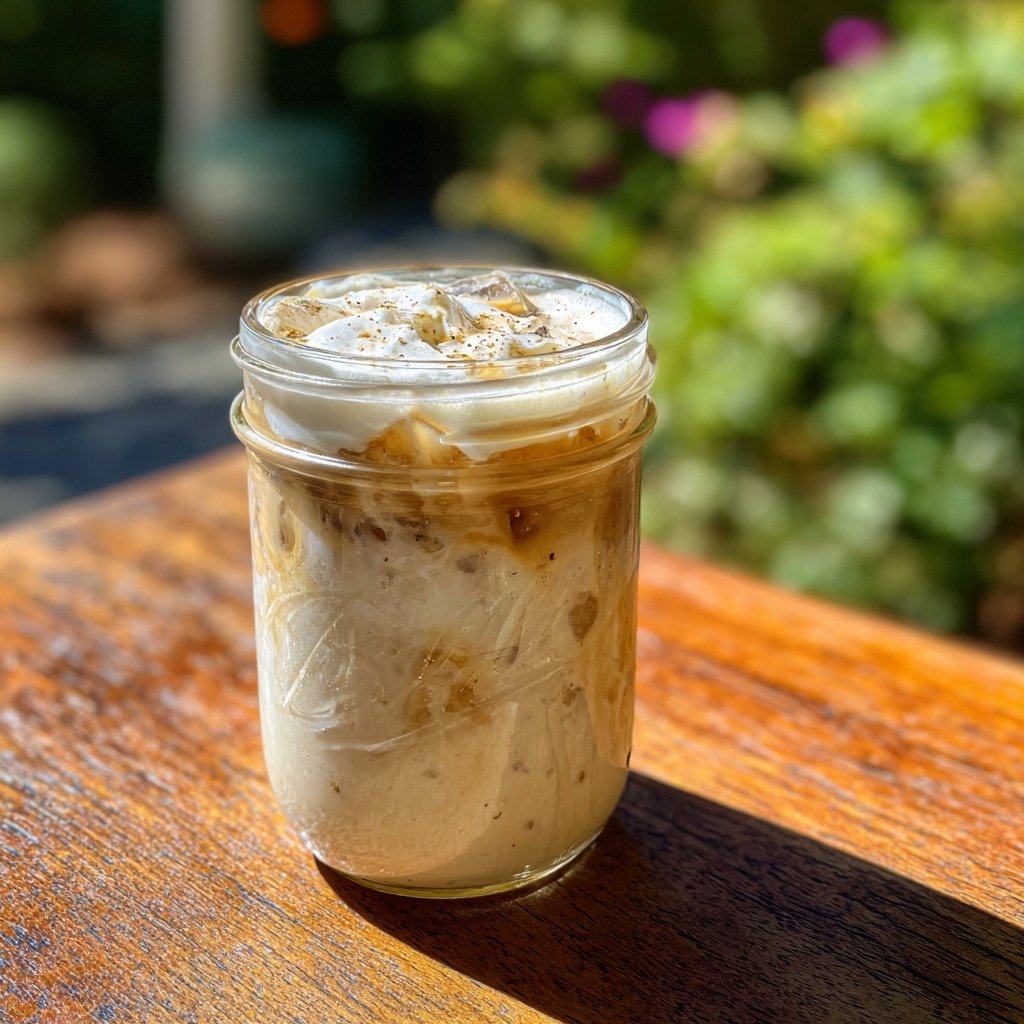 Iced Vanilla Bean Latte Treat