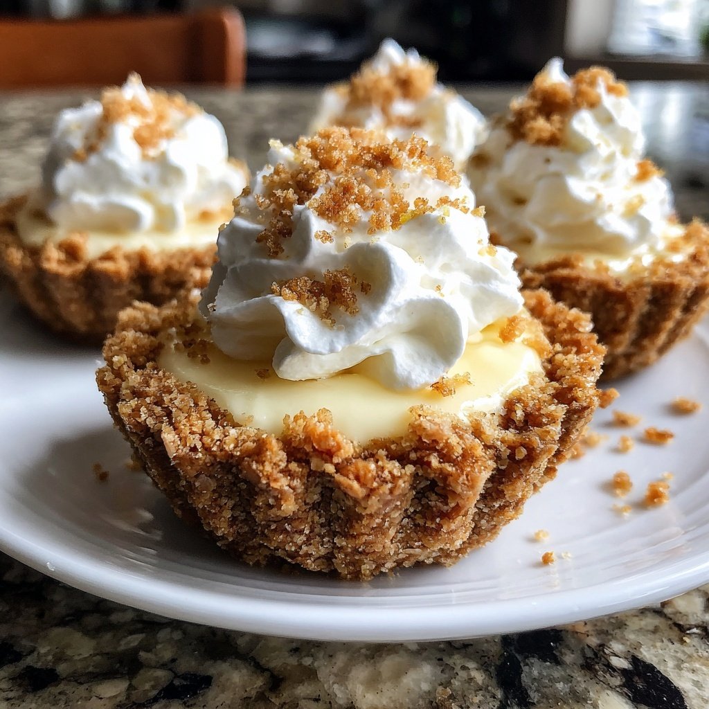Lemon Cream Pie Cookie Cups
