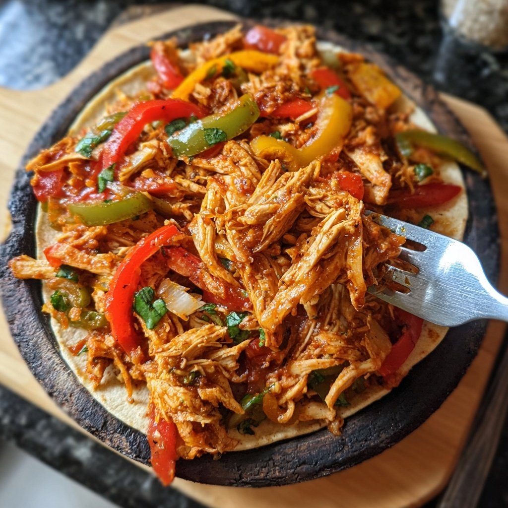 Crockpot Chicken Fajitas