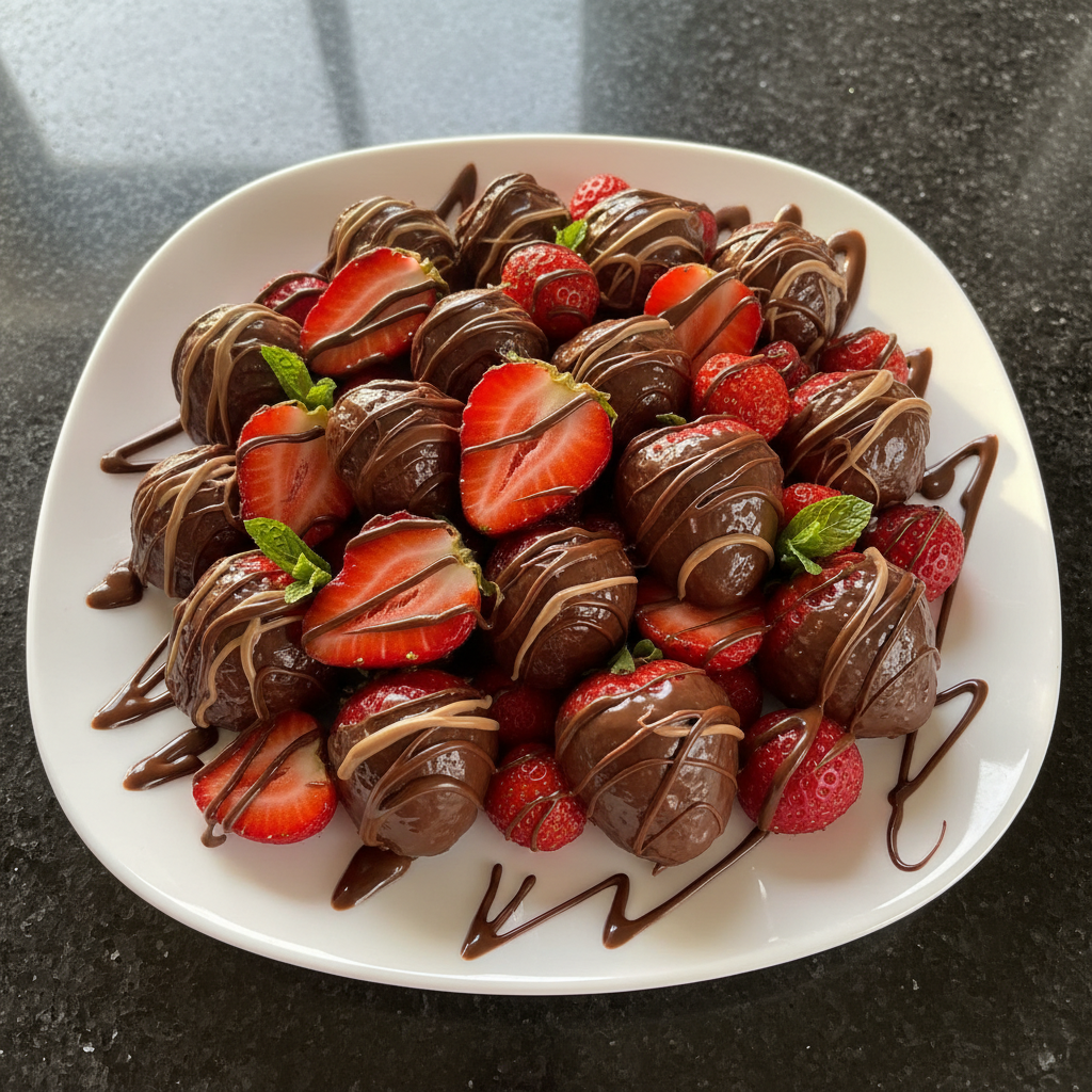 Chocolate-Covered Strawberry Fruit Salad