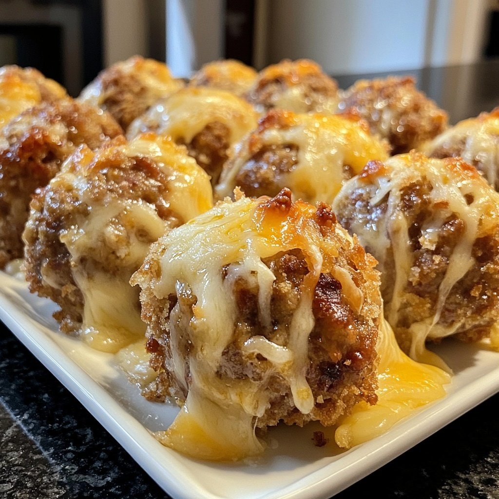 Sausage Balls with Red Lobster Biscuit Mix