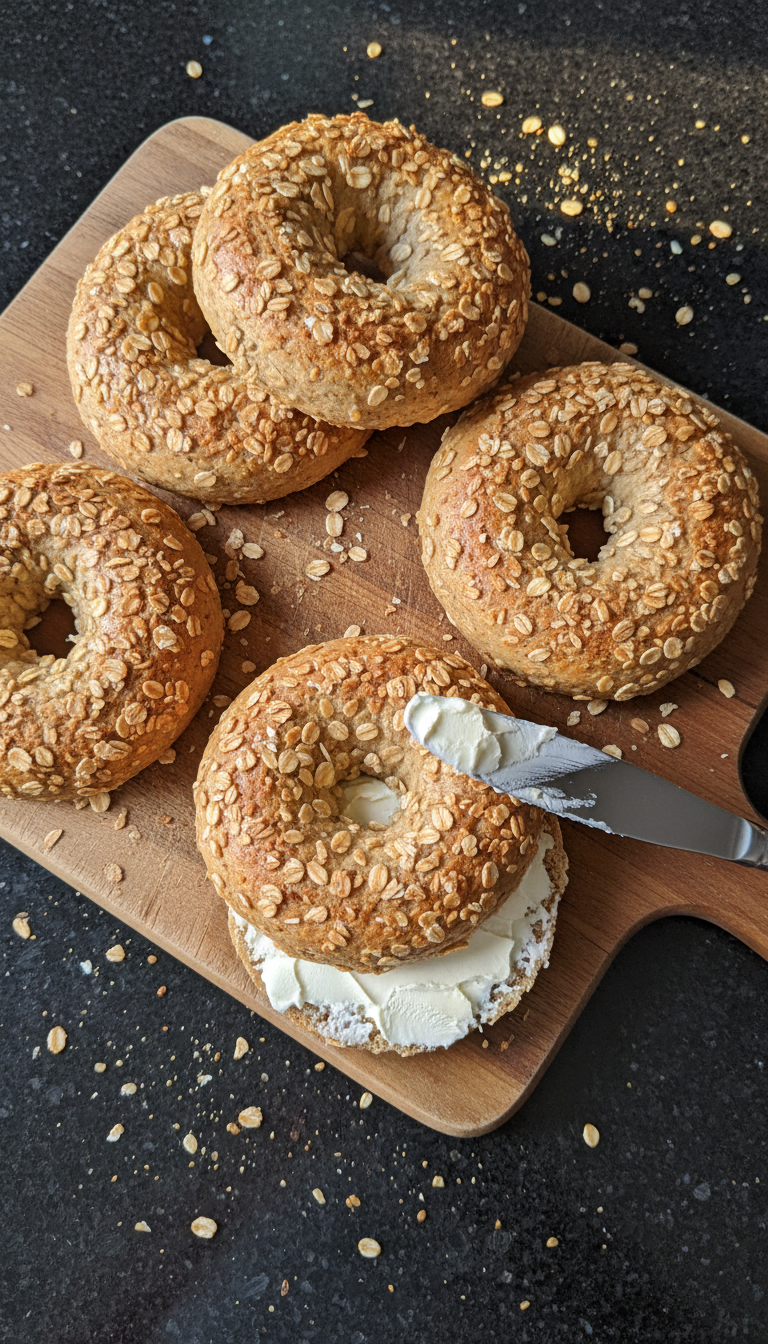 Protein Oatmeal Bagels
