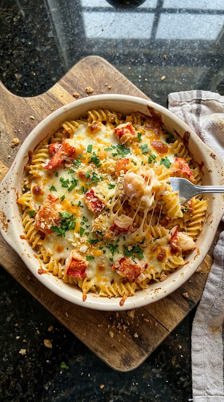 Classic Lobster Pasta Bake