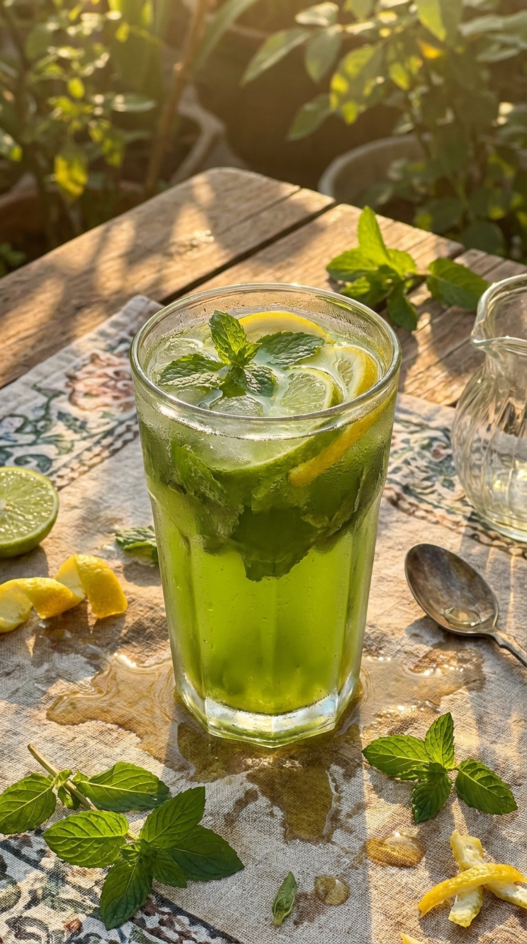 Minted Green Tea Cooler