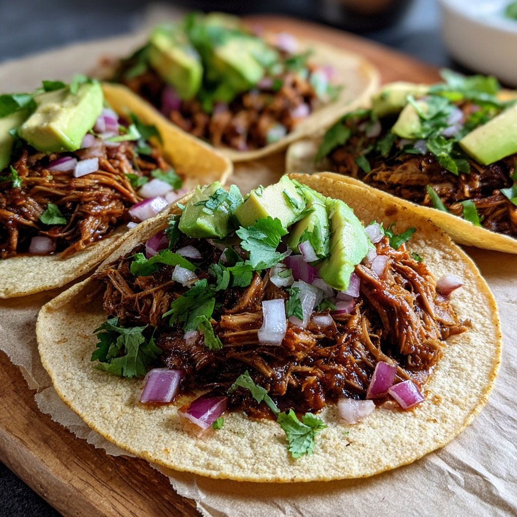 Vegan BBQ Jackfruit Tacos